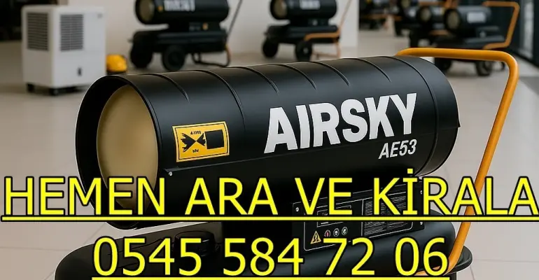 Ankara Keçiören Fanlı Mazotlu Soba Isımak Kiralama