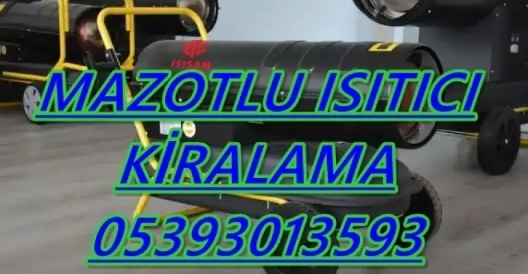 Aydın ve Niğde ve Muş NEM KURUTMA ISITICI KİRALAMA