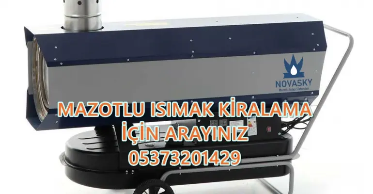 Gümüşhane ve Hakkâri ve Isparta NEM KURUTMA ISITICI KİRALAMA