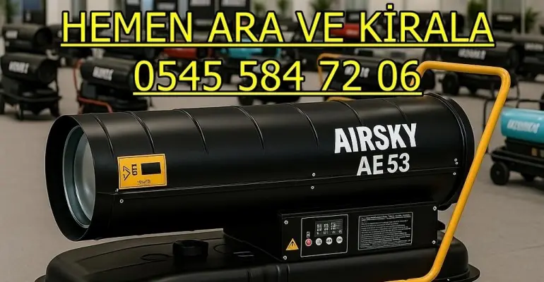 İstanbul Ümraniye Fanlı Mazotlu Soba Isımak Kiralama