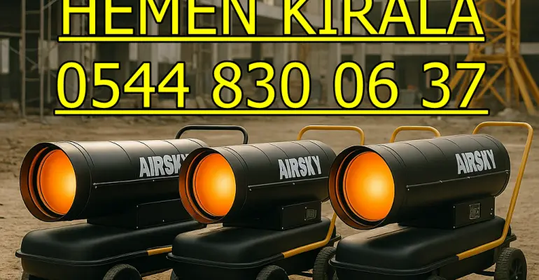 Kiralık şap nem alma cihazı